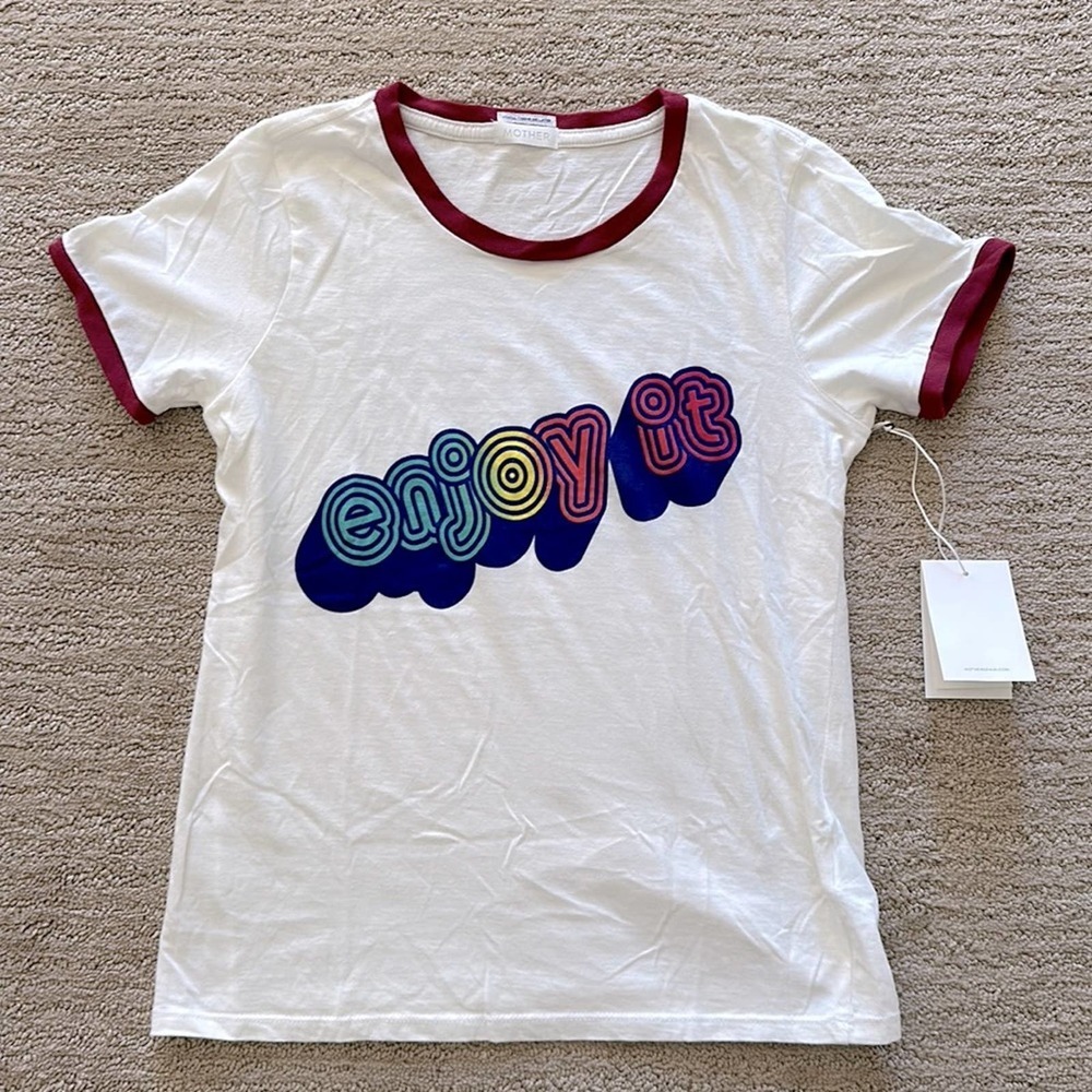 Mother The Itty Bitty Goodie Enjoy It XS NWT - Picture 5 of 8